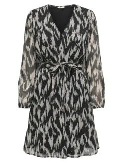 ONLCERA LIFE 3/4 SHORT DRESS WVN NOOS black10