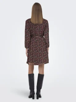 ONLCERA LIFE 3/4 SHORT DRESS WVN NOOS black8