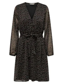 ONLCERA LIFE 3/4 SHORT DRESS WVN NOOS schwarz4