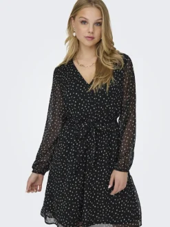 ONLCERA LIFE 3/4 SHORT DRESS WVN NOOS schwarz5