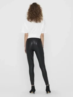 ONLCOOL COATED LEGGING NOOS JRS black