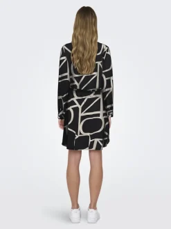 ONLCORY LIFE L/S V-NECK TUNIC WVN NOOS black