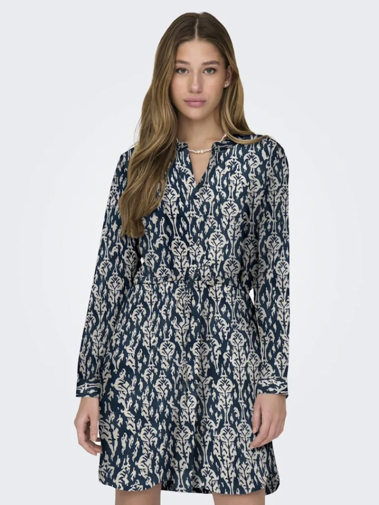 ONLCORY LIFE L/S V-NECK TUNIC WVN NOOS total eclipse