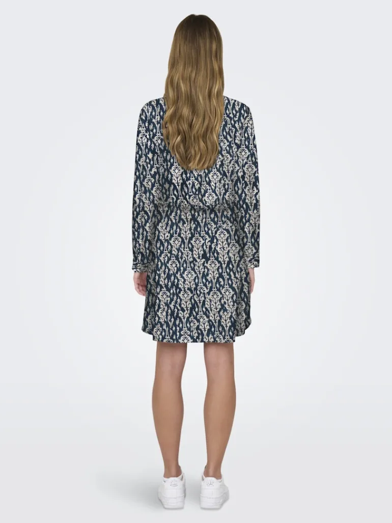ONLCORY LIFE L/S V-NECK TUNIC WVN NOOS total eclipse