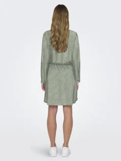 ONLCORY LIFE L/S V-NECK TUNIC WVN NOOS lily pad