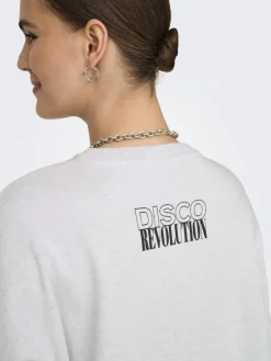 ONLDAZE L/S PARTY O-NECK SWT light grey melange
