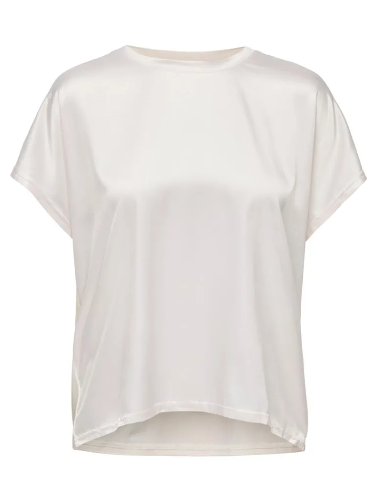 -ONLDINA S/S TOP JRS cream pink