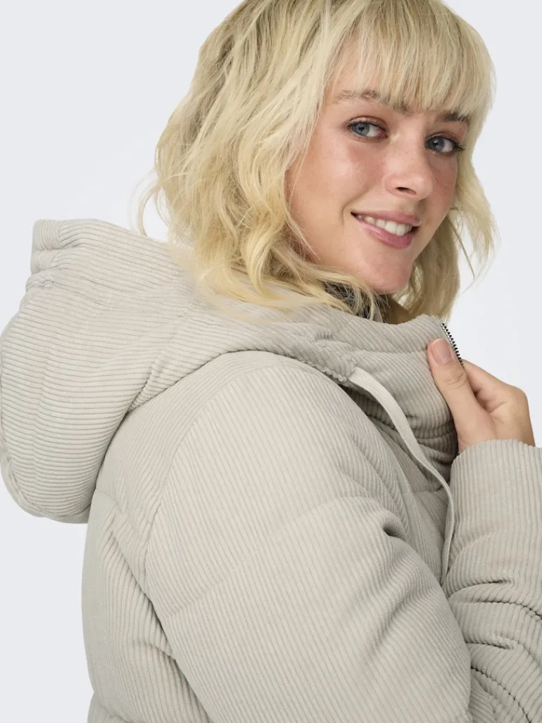 ONLDOLLY LONG CORDUROY PUFFER OTW moonstruck