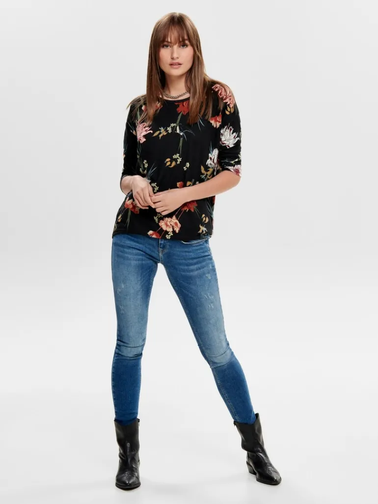 ONLELCOS 4/5 AOP TOP JRS NOOS black3