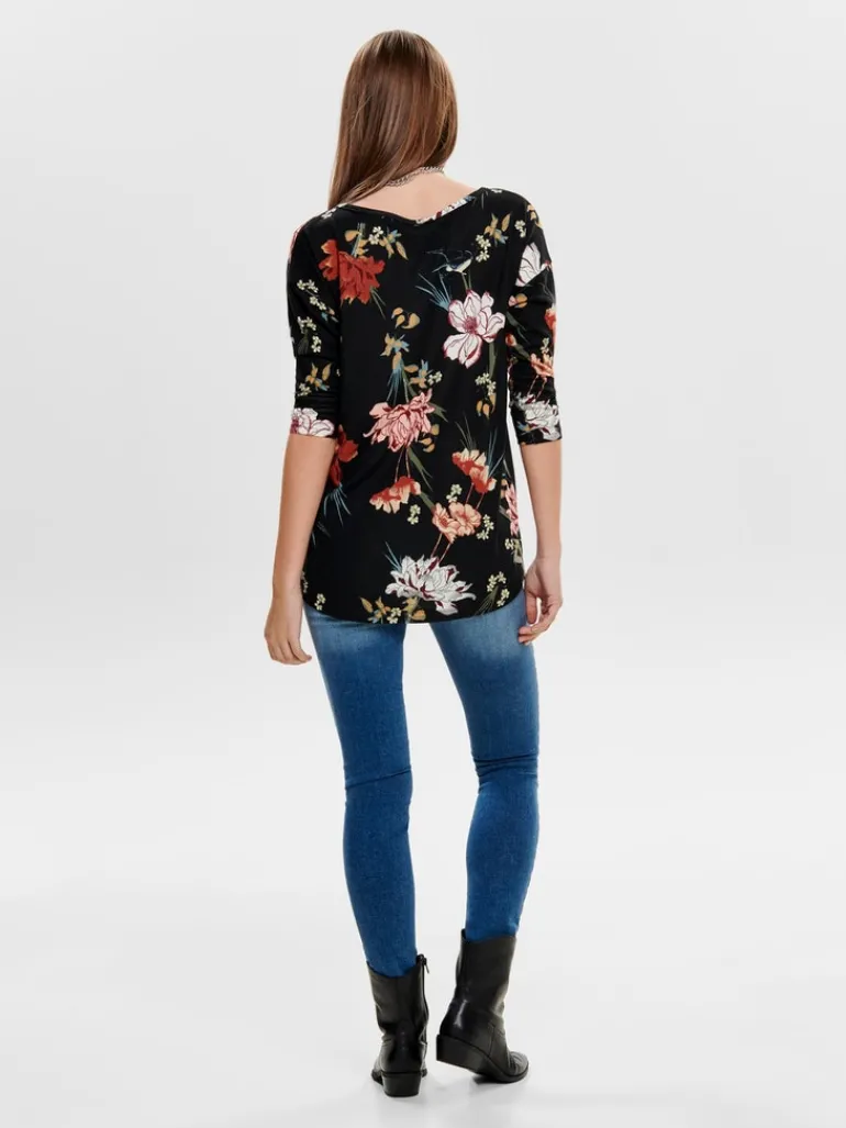 ONLELCOS 4/5 AOP TOP JRS NOOS black3