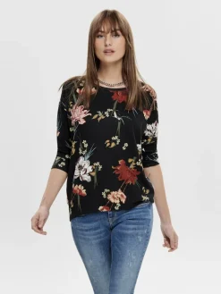 ONLELCOS 4/5 AOP TOP JRS NOOS black3