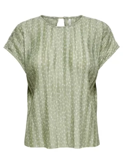 ONLELEMA S/S O-NECK TOP BOX JRS desert sage