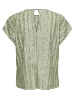 ONLELEMA S/S O-NECK TOP BOX JRS desert sage