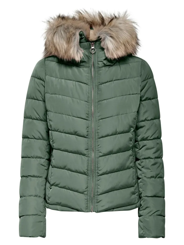 ONLELLAN QUILT HOOD JACKET LIFE OTW sea spray