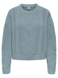 ONLELLY LIFE LS CABLE O-NECK CC KNT arona