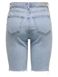 ONLEMILY HW LONG DNM SHORTS CRO741 NOOS light blue denim