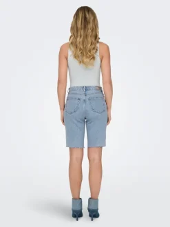 ONLEMILY HW LONG DNM SHORTS CRO741 NOOS light blue denim