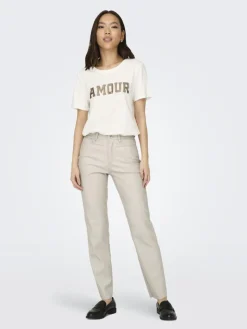 ONLEMILY HW ST ANK FAUX LEATHER PNT NOOS silver lining
