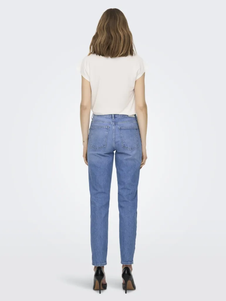 ONLEMILY HW STR ANK DST DNM REA697 NOOS light blue denim