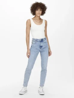ONLEMILY STRETCH HW ST AK DNM CRO789NOOS light blue denim