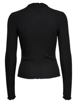 ONLEMMA L/S HIGH NECK TOP NOOS JRS schwarz