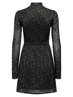 ONLERICA L/S HIGH NECK DRESS JRS NOOS black2