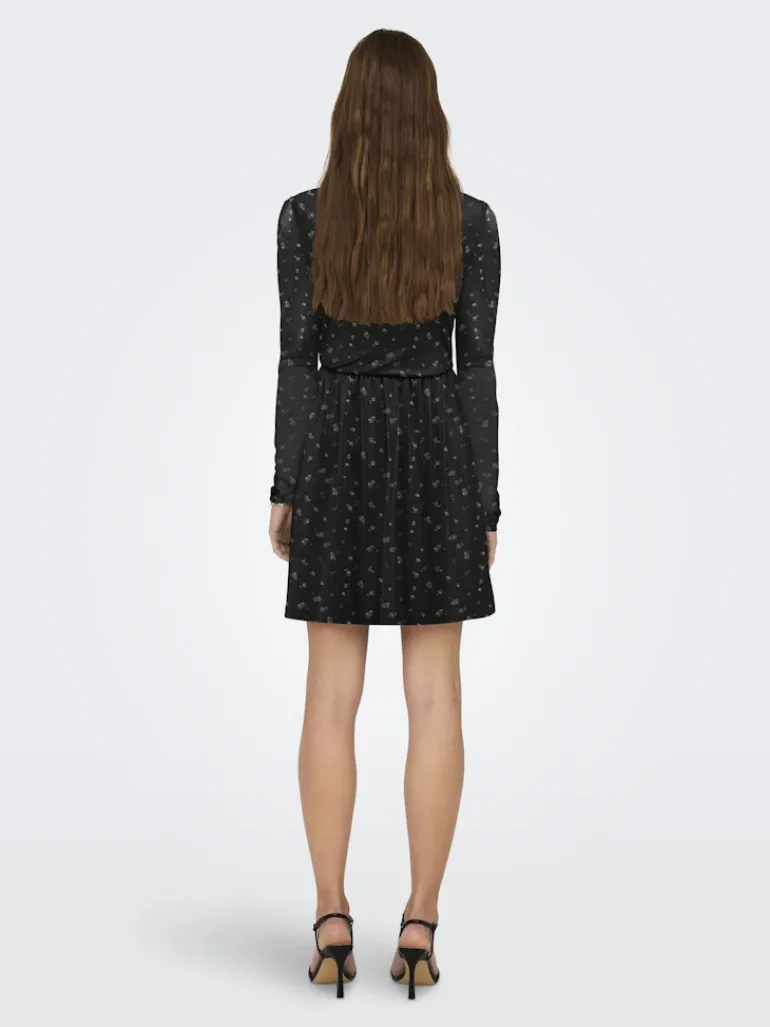 ONLERICA L/S HIGH NECK DRESS JRS NOOS black2