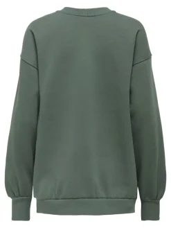 ONLEVISA L/S OVERSIZED O-NECK SWT balsam green