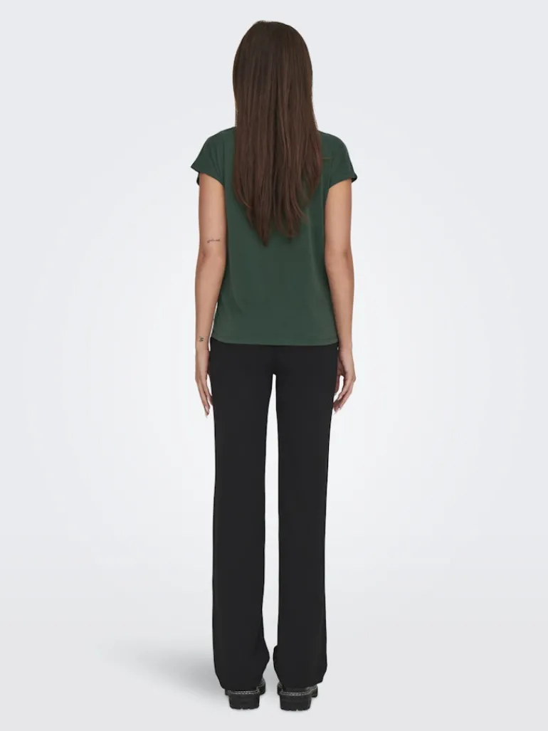 ONLFREE LIFE S/S MOD.V-NECK TOP JRS NOOS sycamore