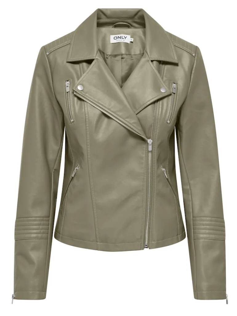 ONLGEMMA FAUX LEATHER BIKER OTW NOOS mermaid
