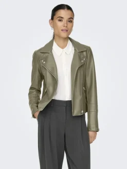 ONLGEMMA FAUX LEATHER BIKER OTW NOOS mermaid