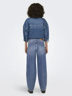 ONLGIANNA MW STRAIGHT DNM DOT596 NOOS medium blue denim