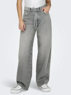 ONLGIANNA MW STRAIGHT DOT757 DNM NOOS medium grey denim