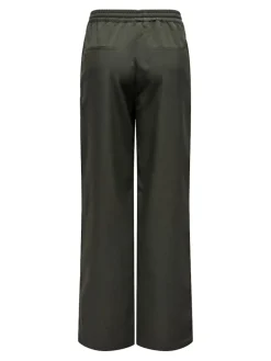 ONLGINNY HW WIDE PULL-UP PANT OY PNT black olive