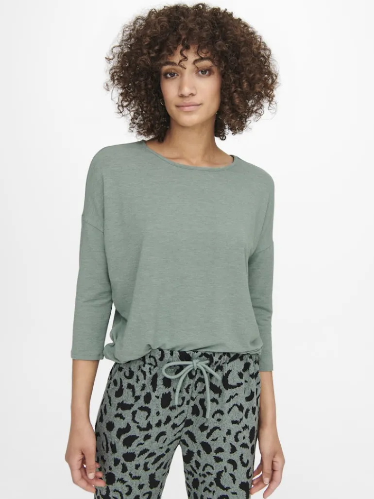ONLGLAMOUR 3/4 TOP JRS NOOS grau1