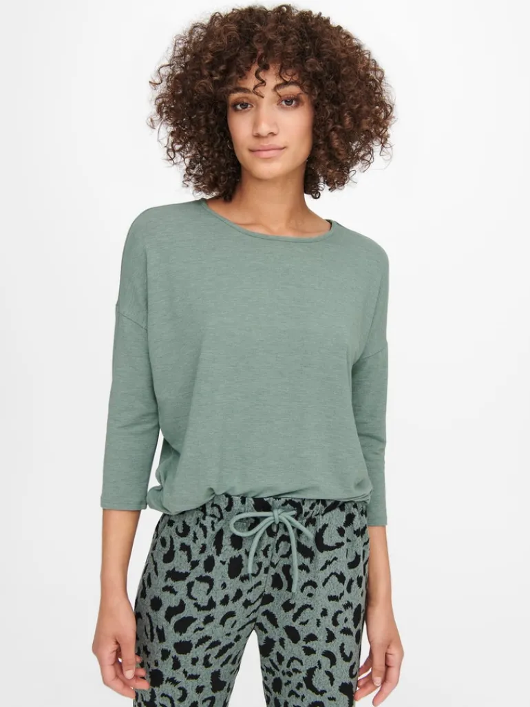 ONLGLAMOUR 3/4 TOP JRS NOOS grau1