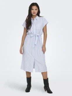 ONLHANNOVER SARAH SS POCKET DRESS cloud dancer