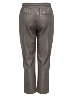 ONLHERO MW FAUX LEATHER PULL-UP PANT PNT iron