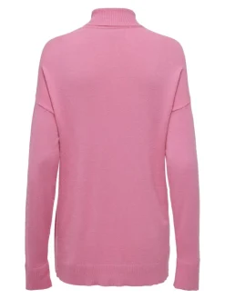 ONLIBI LS LONG ROLLNECK CC KNT azalea pink