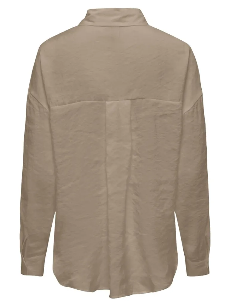 ONLIRIS L/S MODAL SHIRT LIFE NOOS WVN silver mink
