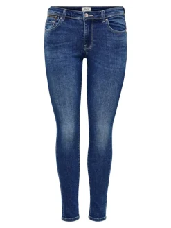 ONLISA4 ZIP REG SKINNY ANA230 NOOS dark blue denim
