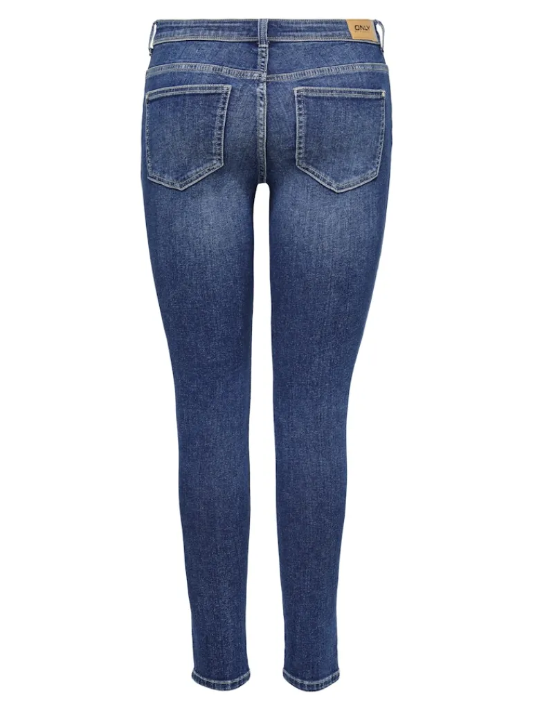 ONLISA4 ZIP REG SKINNY ANA230 NOOS dark blue denim