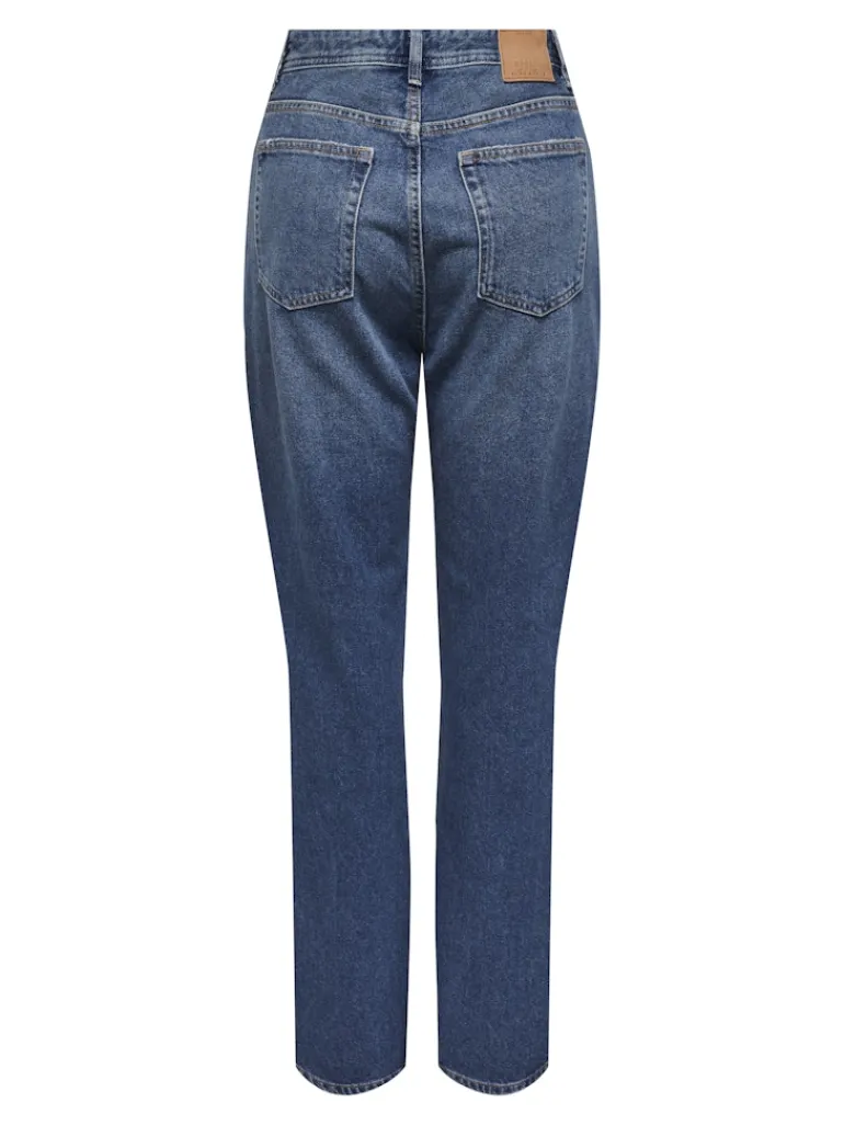 ONLJACI MW STRAIGHT DNM CRO209 NOOS medium blue denim