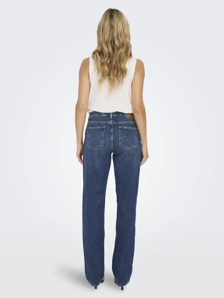 ONLJACI MW STRAIGHT DNM CRO209 NOOS medium blue denim