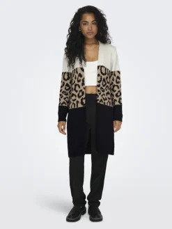 ONLJADE ANIMAL LS CARDIGAN KNT NOOS moonbeam