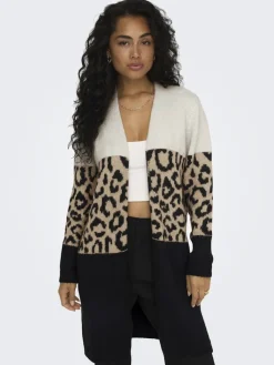 ONLJADE ANIMAL LS CARDIGAN KNT NOOS moonbeam
