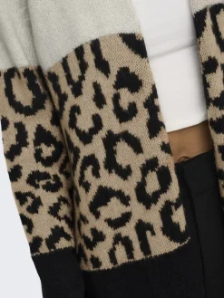 ONLJADE ANIMAL LS CARDIGAN KNT NOOS moonbeam