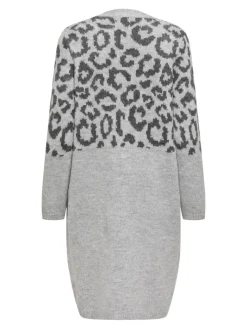 ONLJADE ANIMAL LS CARDIGAN KNT NOOS light grey melange
