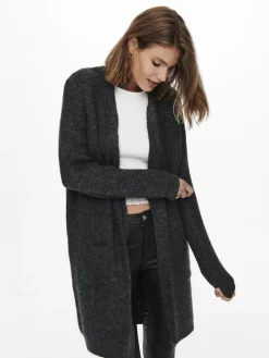 ONLJADE L/S CARDIGAN KNT NOOS dark grey melange