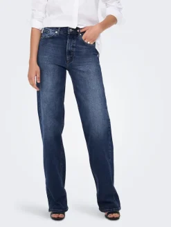 ONLJUICY HW WIDE DNM REA398 NOOS dark blue denim
